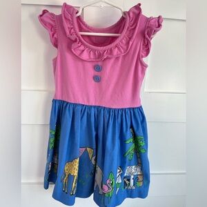 Eleanor Rose 4-5 zoo dress
